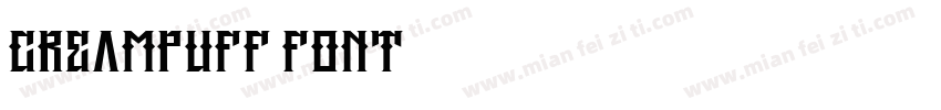 Creampuff Font字体转换
